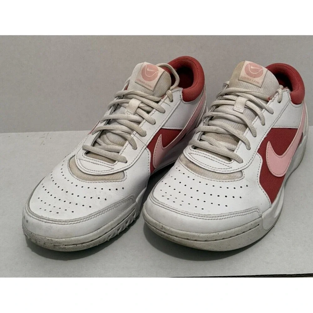 Nike Zoom Court Lite Tennis Sports Shoes Women's 9 White Lace-Up DV3279-101 - Picture 6 of 12